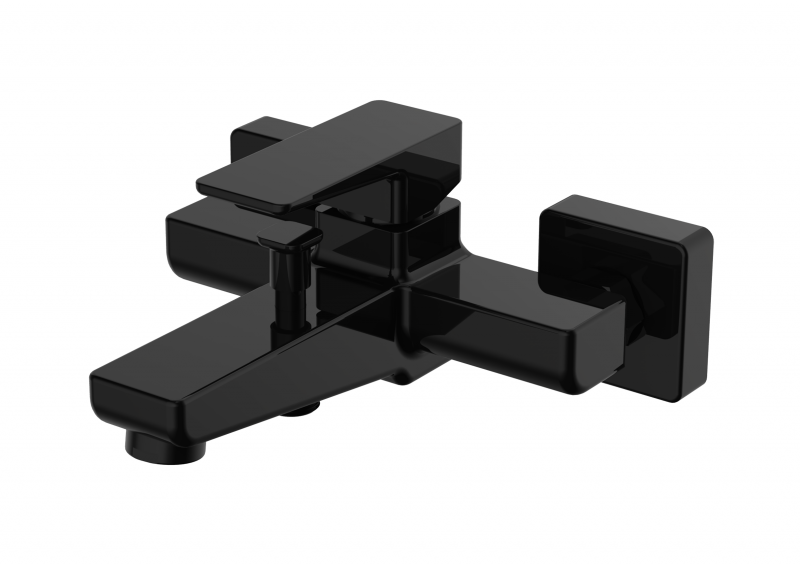 Omnires Parma bateria wannowa natynkowa czarny mat PM7430BL