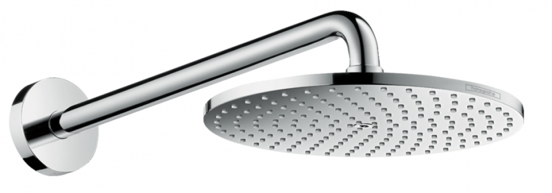 Hansgrohe Raindance S deszczownica głowica prysznicowa 24 cm z ramieniem ściennym chrom 27607000