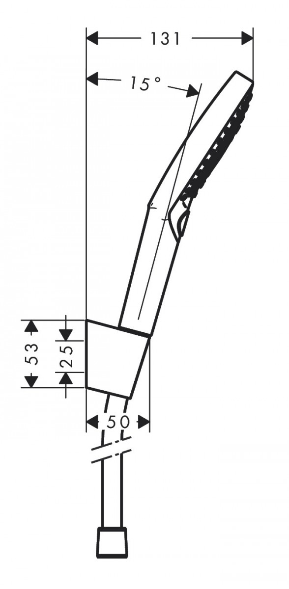 Hansgrohe Radiance Select S 3jet P zestaw prysznicowy z uchwytem chrom 27669000