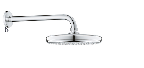 Grohe Essence zestaw podtynkowy z deszczownicą 21x21 i wylewką wannową kompletny 24092001WAN02