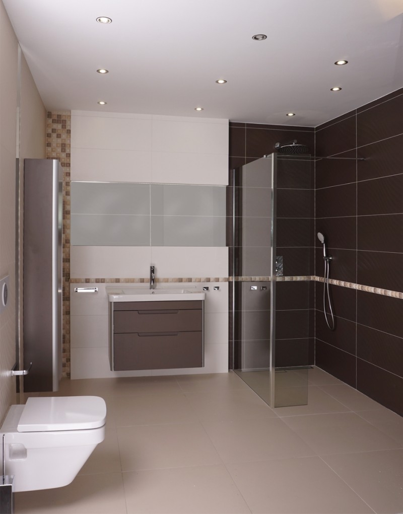 Omnires Marina kabina typu Walk-In ze ścianką boczną 120 cm L/P chrom połysk przeźroczyste Easy Clean MA1230CRTR