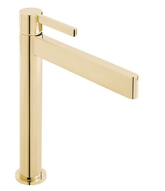 Vado Edit bateria umywalkowa wysoka złoto polerowane IND-EDI100E/SB-BG