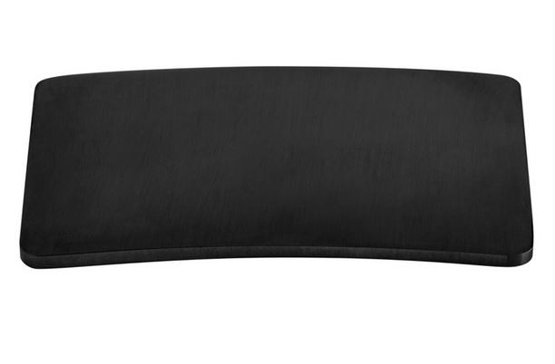 Vado wymienna osłona korka umywalkowego kwadratowa czarny szczotkowany IND-395CAP/SQ-BLK