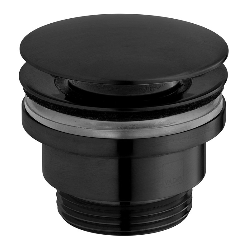 Vado uniwersalny korek klik-klak czarny szczotkowany IND-395-BLK