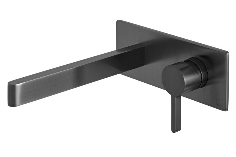 Vado Edit bateria umywalkowa podtynkowa czarny szczotkowany IND-EDI109S/A-BLK