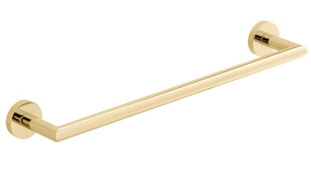 Vado Spa wieszak na ręcznik reling 45 cm złoto polerowane IND-SPA184-45-BG