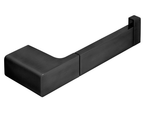 Vado Shama uchwyt na papier toaletowy czarny szczotkowany IND-SHA180-BLK