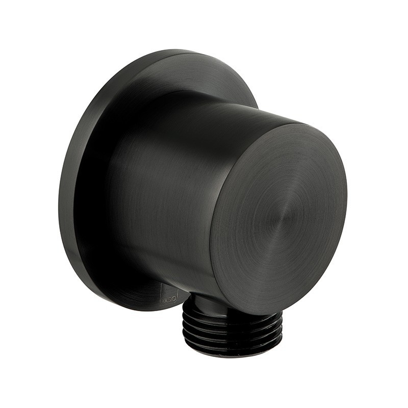 Vado Individual przyłącze kątowe okrągłe czarny szczotkowany IND-OUTLET/RO-BLK