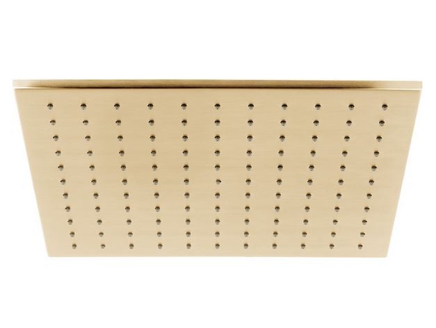 Vado Individual deszczownica głowica prysznicowa kwadratowa złoto szczotkowane IND-SQ/30-BRG