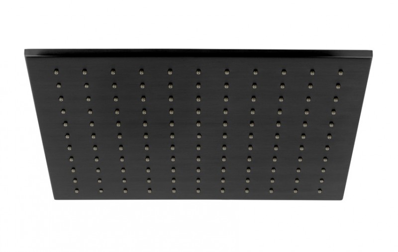 Vado Individual deszczownica głowica prysznicowa kwadratowa czarny szczotkowany IND-SQ/30-BLK