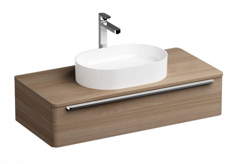 Ravak Ceramic Slim O umywalka stawiana na blat 55x37 cm XJX01155001