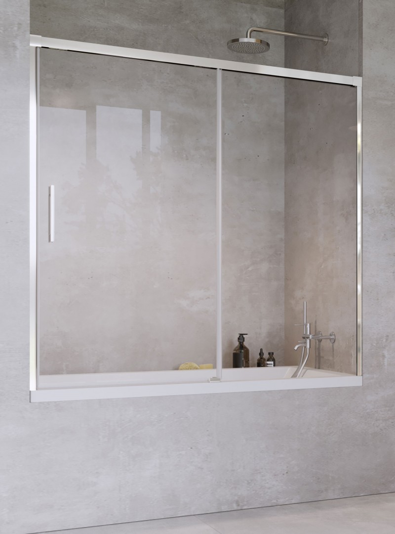 Radaway Idea PN DWJ zabudowa nawannowa parawan 180 cm prawy chrom przeźroczyste Easy Clean 10003180-01-01R