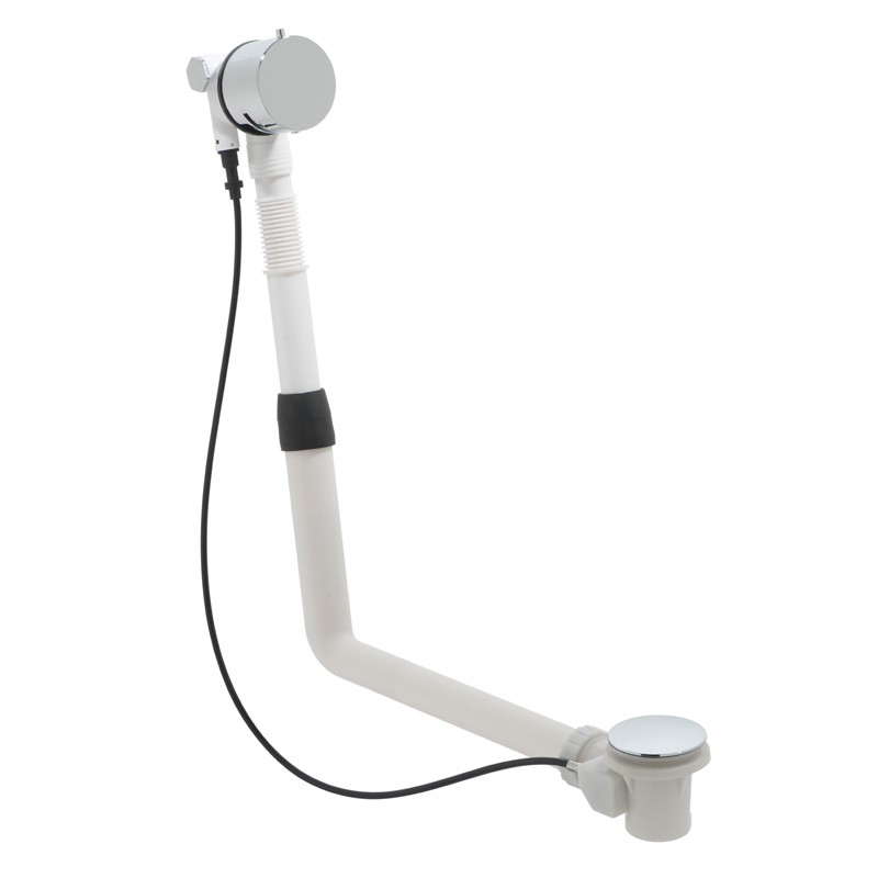 Vado odpływ wannowy z funkcją napełniania przez przelew, korek automatyczny chrom WG-81552A-CP