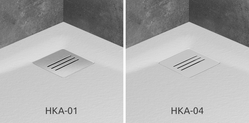 Radaway Kyntos F Stone brodzik prostokątny płaski 120x90 cm konglomerat efekt kamienia biały HKF12090-04