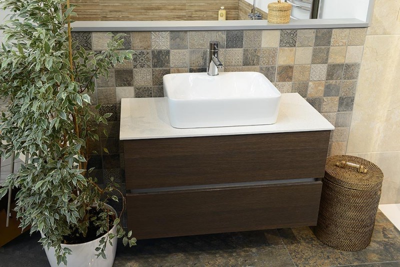 Sapho Balena Umywalka prostokątna nablatowa/stawiana na blat ceramiczna 48x37 cm biały BH7013