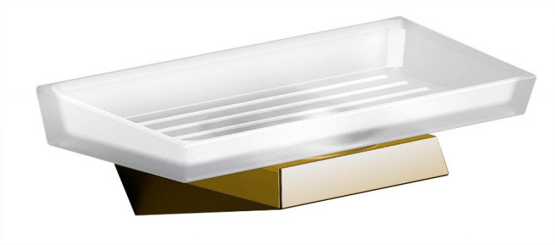 Sapho Soul mydelniczka wisząca złoty polerowany szkło mleczne 164912