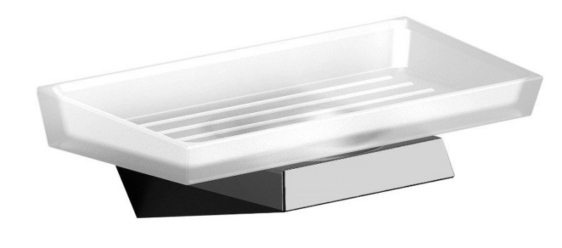 Sapho Soul mydelniczka wisząca chrom szkło mleczne 161829