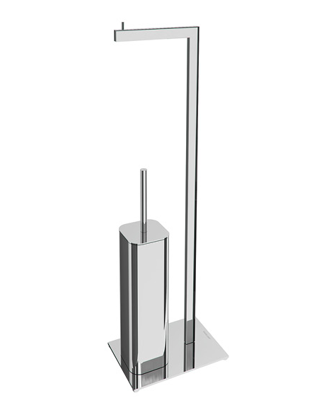 Excellent Riko stojak na papier toaletowy ze szczotką WC chrom połysk DOEX.1650CR