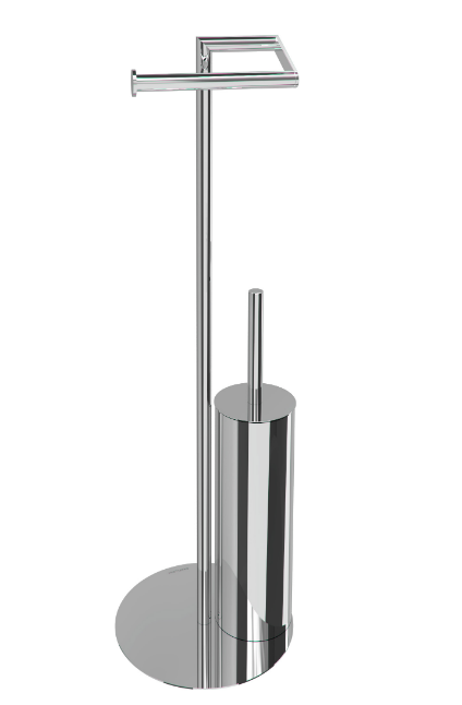 Excellent Kobo stojak na papier toaletowy ze szczotką chrom połysk DOEX.1750CR