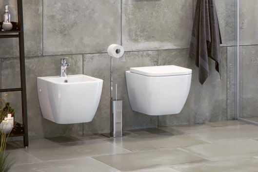 Excellent Riko stojak na papier toaletowy ze szczotką WC chrom połysk DOEX.1650CR