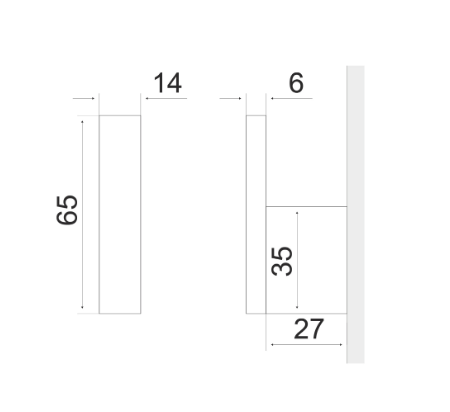 Excellent Riko haczyk pojedynczy wieszak na ręcznik czarny matowy DOEX.1601BL
