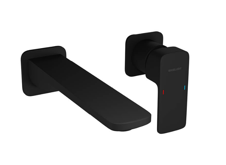 Excellent Keria bateria umywalkowa podtynkowa czarny mat AREX.2014BL