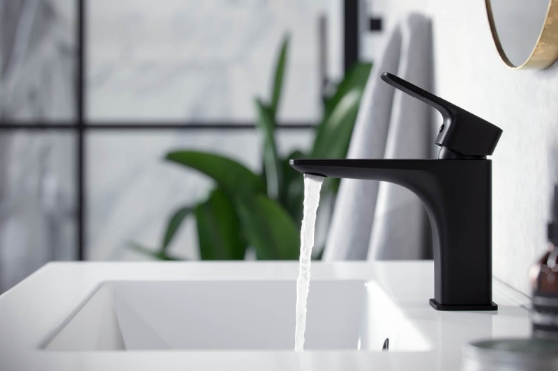 Excellent Keria bateria umywalkowa czarny mat AREX.2001BL