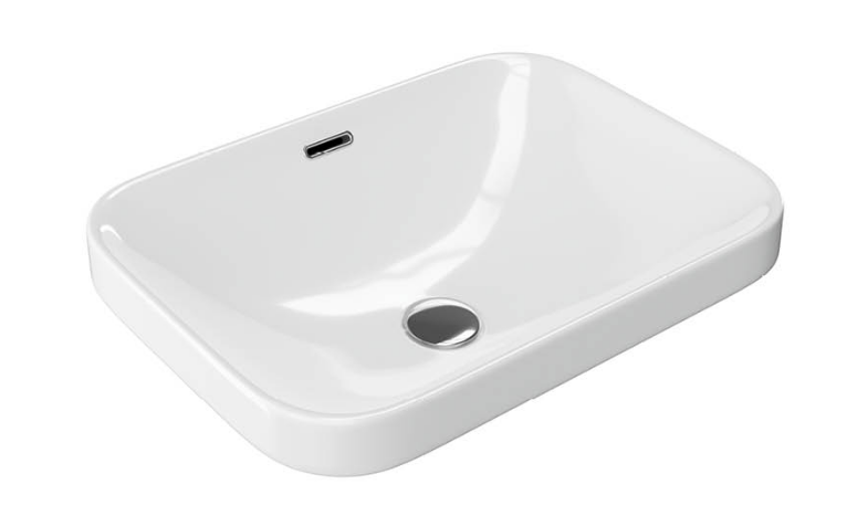 Actima Hasko 57 umywalka wpuszczana w blat 57x39 biały CEAC.3718.570.WH