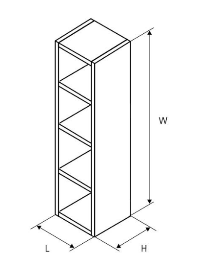 Excellent Tuto szafka wisząca 20 cm dąb MLEX.0106.200.BLBL
