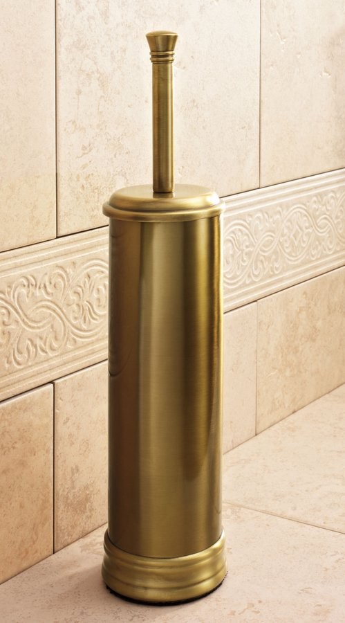 Sapho Gedy szczotka WC stojąca brąz mosiądz 753344