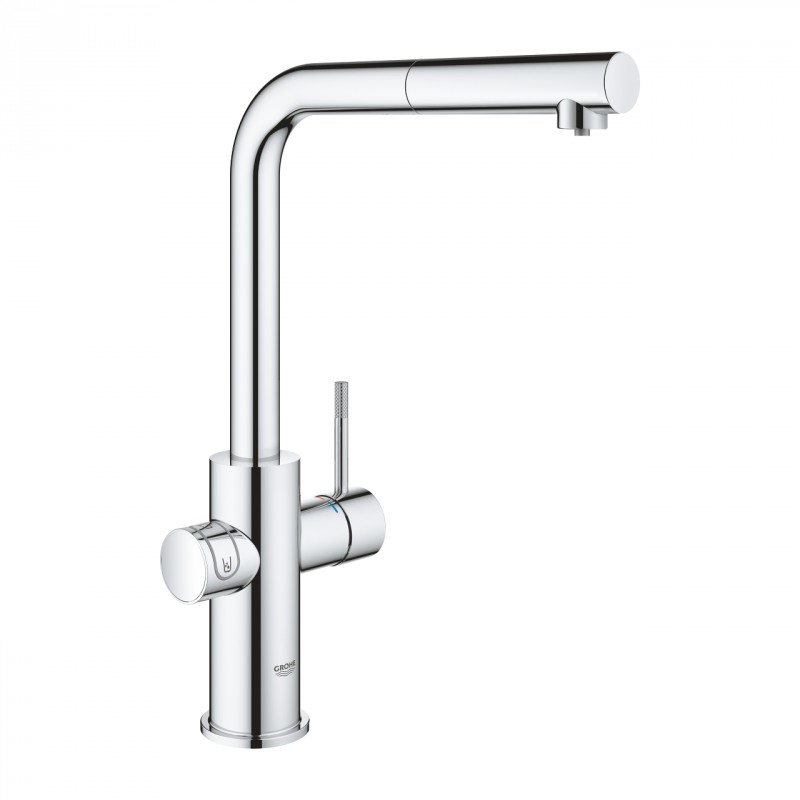 Grohe Blue Home zestaw startowy z wyciąganą wylewką w kształcie L chrom 31539000