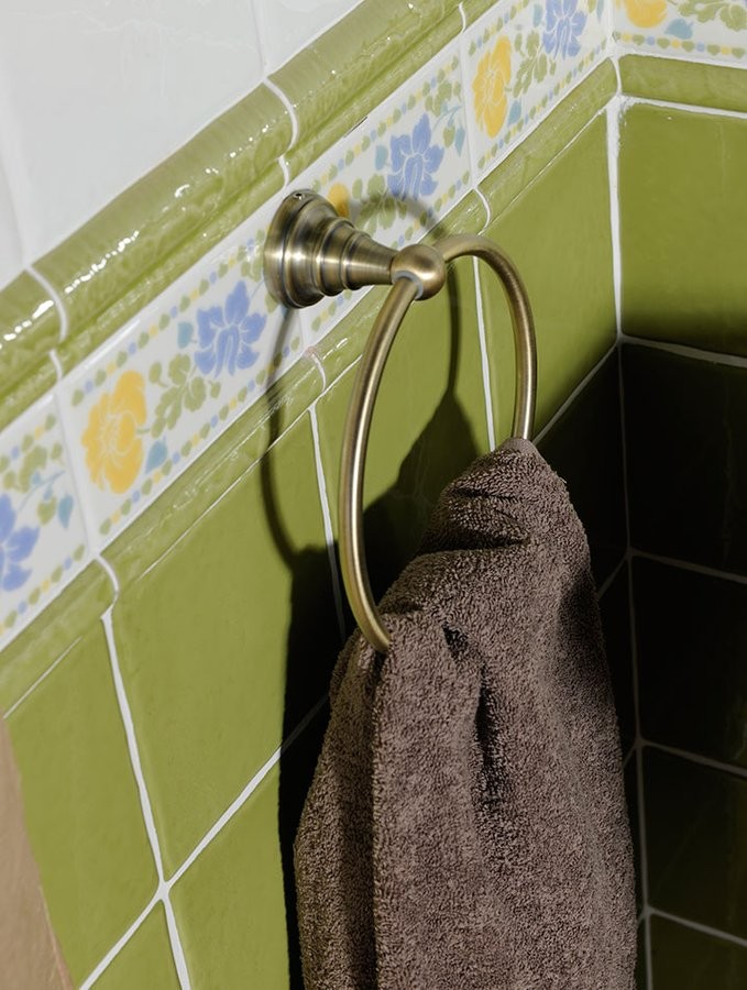 Sapho Diamond wieszak na ręcznik reling brąz mosiądz 1318-06