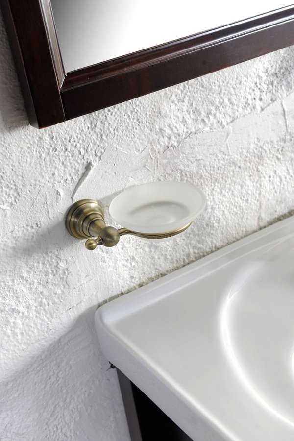 Sapho Diamond mydelniczka wisząca brąz szkło mleczne mosiądz 1318-02