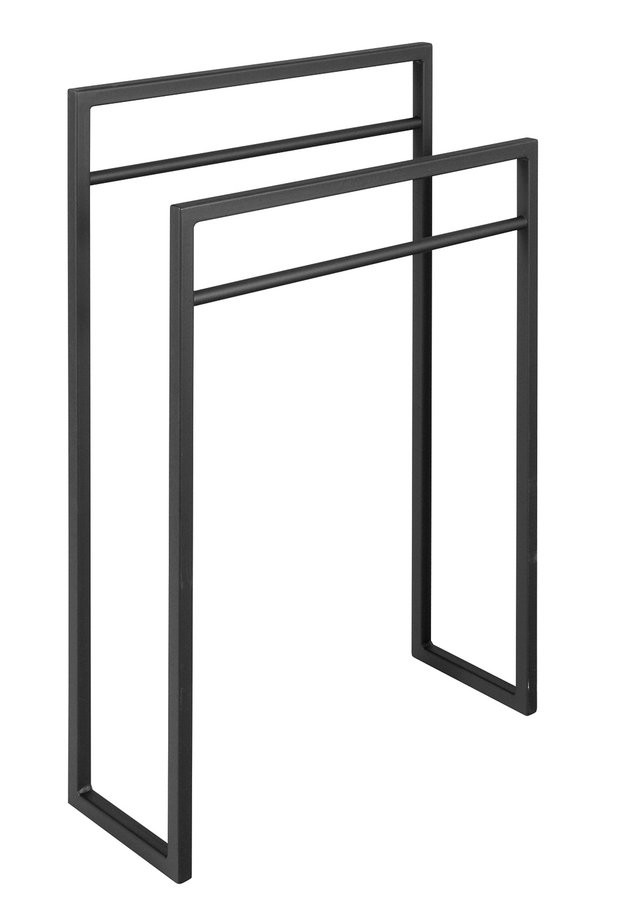 Sapho SKA Industrial wieszak na ręczniki wolnostojący 55x79,2x20 cm czarny matowy SKA301