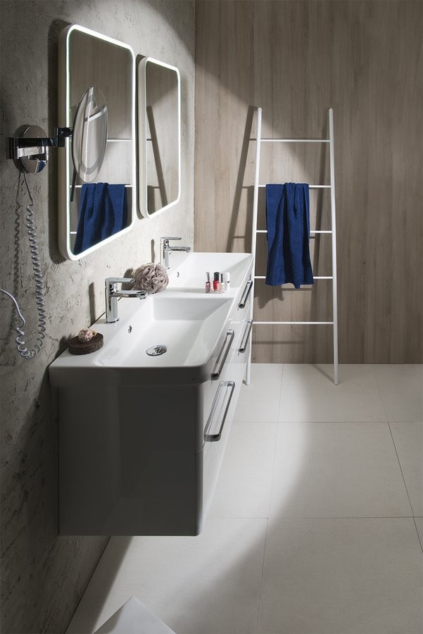 Sapho Sega wieszak wolnostojący na ręczniki drabina reling 1700mm biały stal SKA561 SE101