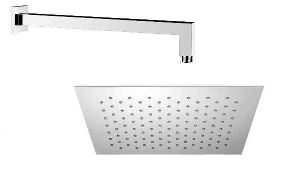Grohe Eurocube + Euphoria Cube + Omnires zestaw podtynkowy z deszczownicą 25x25 i wylewką wannową kompletny 24094000WAN03