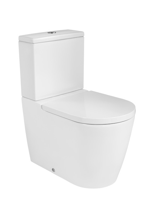 Roca Inspira Round Rimless muszla do kompaktu odpływ uniwersalny A342526000