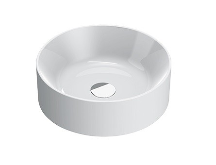 Catalano New Zero umywalka stawiana na blat 40x40 biały połysk Cataglaze 140TZE00