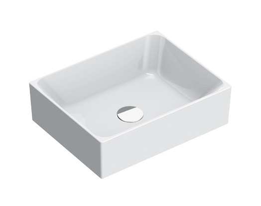 Catalano New Zero umywalka stawiana na blat 45x35 biały połysk Cataglaze 14535ZE00