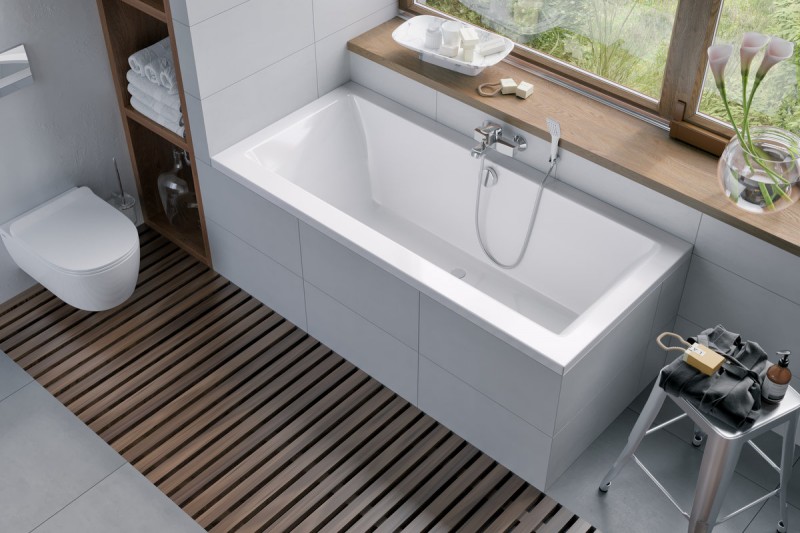 Excellent obudowa Flex System do zabudowy płytkami wanny prostokątnej do wymiarów 200x90 OBEX.P.20X90WH