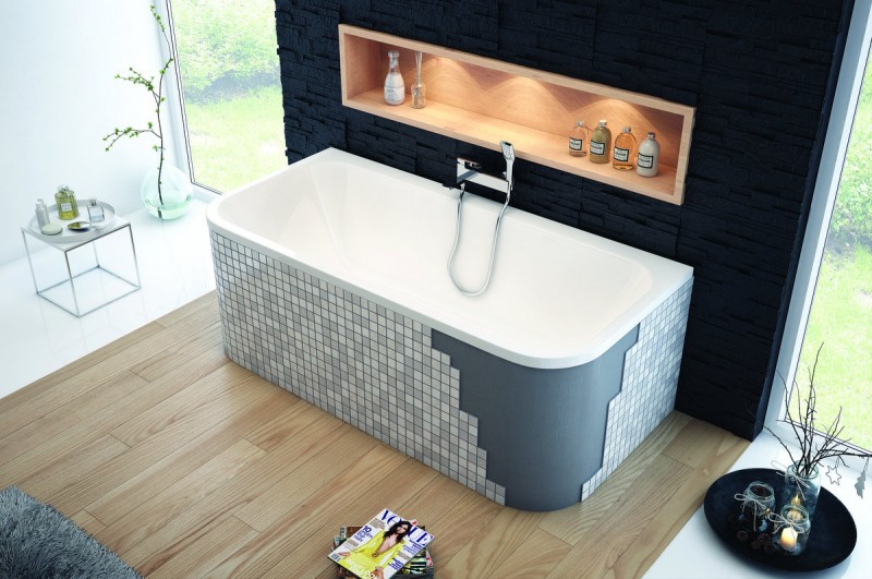 Excellent obudowa Flex System do zabudowy płytkami wanny Arana OBEX.ARA.18WH