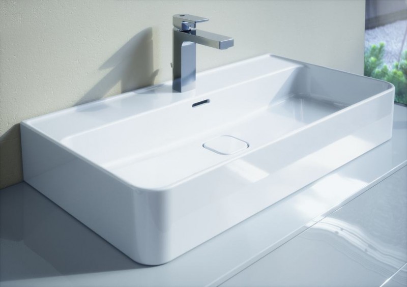 Ideal Standard Edge bateria umywalkowa stojąca metalowy korek automatyczny chrom A7104AA