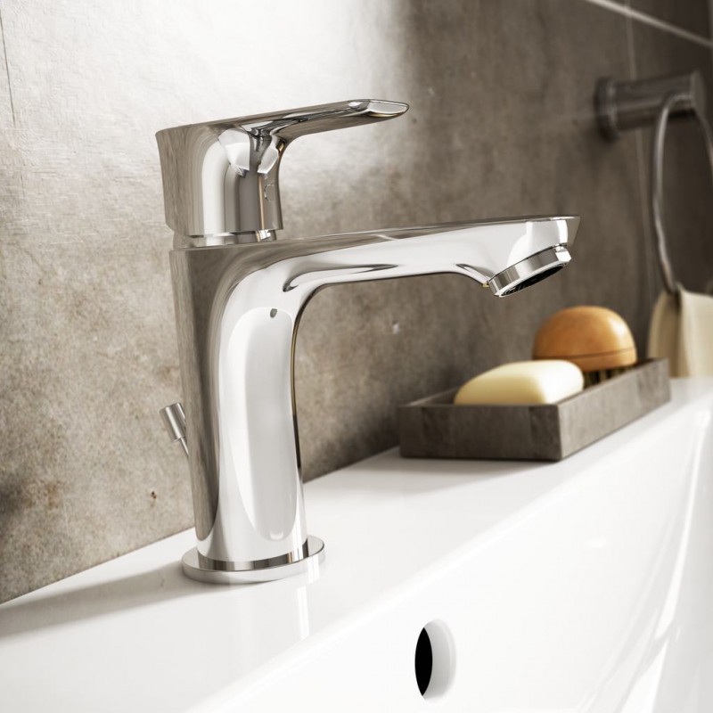 Ideal Standard Connect Air bateria umywalkowa stojąca metalowy korek automatyczny chrom A7007AA