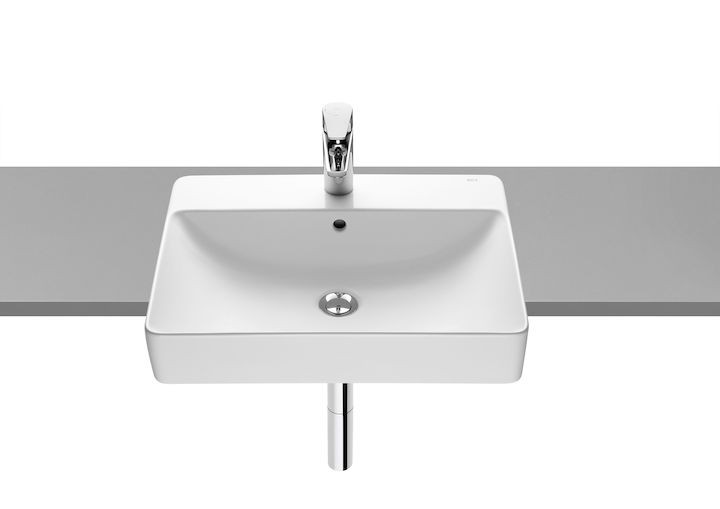 Roca Inspira Square umywalka półblatowa 55cm 55x42 A32753S000