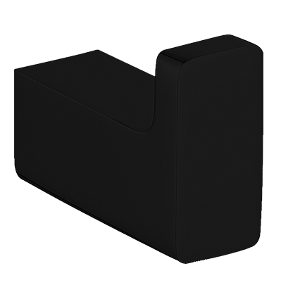 Omnires Nelson haczyk pojedynczy czarny matowy NL80110BL