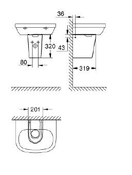 Grohe Essence półpostument do umywalki biel alpejska 39570000