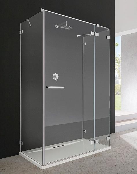 Radaway Euphoria KDJ+S kabina trójścienna prostokątna 75x90x75 prawa drzwi otwierane chrom przeźroczyste Easy Clean 383612-01R + 383221-01R + 383056-01 + 383034-01