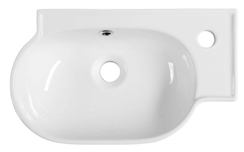 Sapho YUMO umywalka mała wisząca /nablatowa 45x27cm ceramika 3045