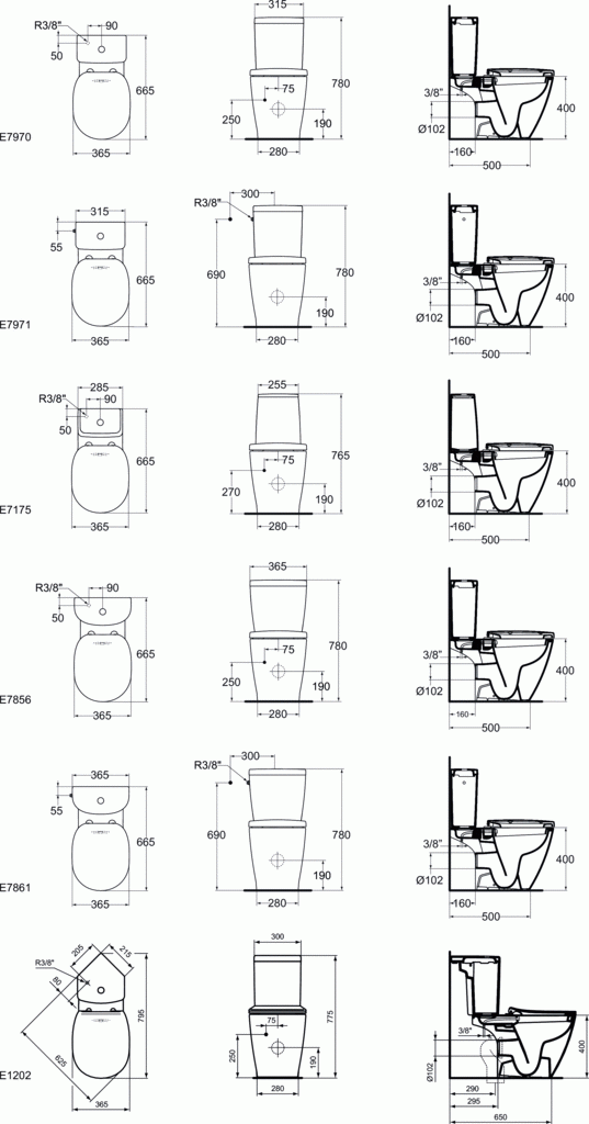 Ideal Standard Connect  muszla WC z funkcją bidetu stojąca 54x36 cm E781801
