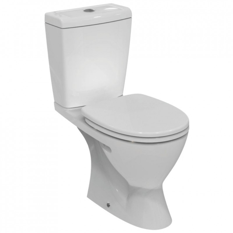Ideal Standard Eurovit kompakt WC komplet deska wolnoopadająca + zbiornik odpływ pionowy V337301